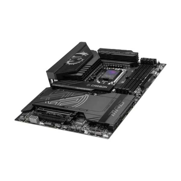 MSI MPG Z890 CARBON WIFI LGA 1851 ATX Motherboard, DDR5, PCIe 5.0, M.2 Gen5, Wi-Fi 7, 5G LAN