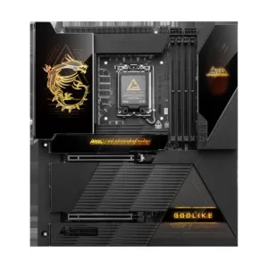 MSI MEG Z890 GODLIKE LGA 1851 E-ATX Motherboard, DDR5, M.2 & PCIe 5.0, Thunderbolt 5, Wi-Fi 7, 10G LAN