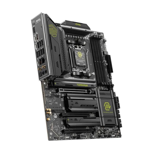MSI MAG X870E TOMAHAWK WIFI AM5 ATX Motherboard, DDR5, PCIe 5.0, M.2 Gen5, Wi-Fi 7, 5G LAN