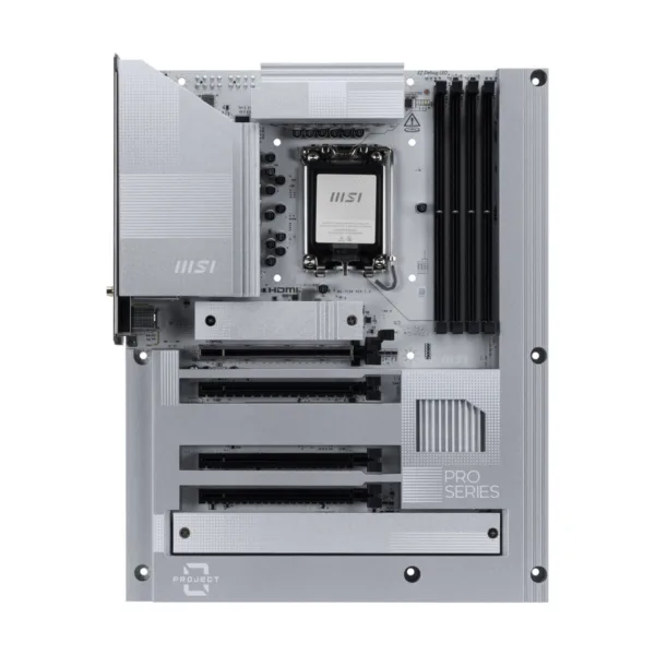 MSI PRO Z890-S WIFI PZ LGA 1851 Back-Connect ATX Motherboard, DDR5, M.2 Gen5, Wi-Fi 7, 2.5G LAN