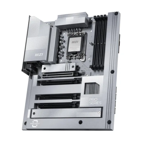 MSI PRO Z890-S WIFI PZ LGA 1851 Back-Connect ATX Motherboard, DDR5, M.2 Gen5, Wi-Fi 7, 2.5G LAN