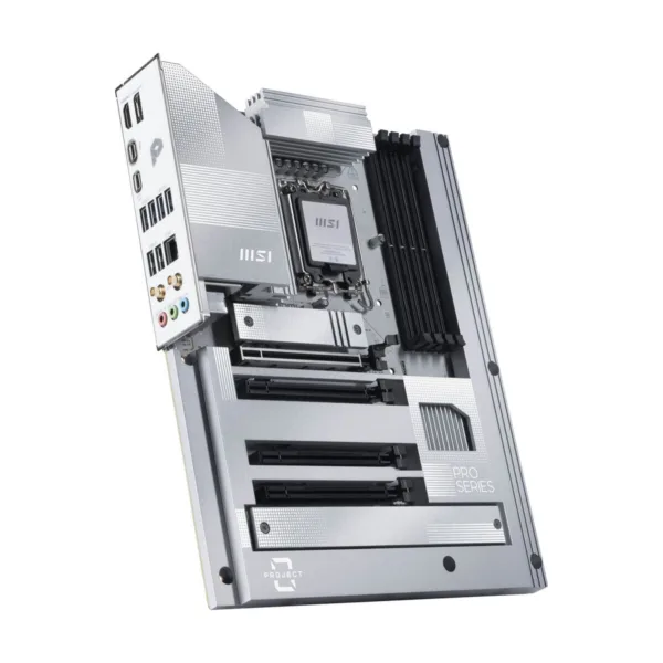 MSI PRO Z890-S WIFI PZ LGA 1851 Back-Connect ATX Motherboard, DDR5, M.2 Gen5, Wi-Fi 7, 2.5G LAN