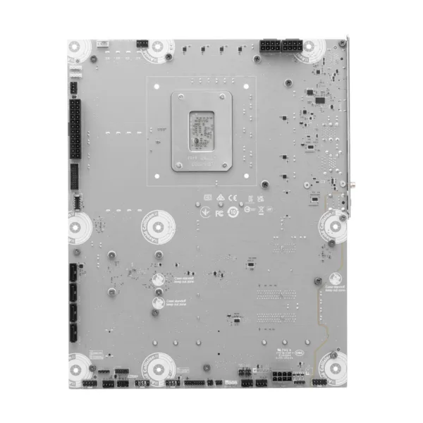 MSI PRO Z890-S WIFI PZ LGA 1851 Back-Connect ATX Motherboard, DDR5, M.2 Gen5, Wi-Fi 7, 2.5G LAN