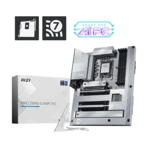 MSI PRO Z890-S WIFI PZ LGA 1851 Back-Connect ATX Motherboard, DDR5, M.2 Gen5, Wi-Fi 7, 2.5G LAN