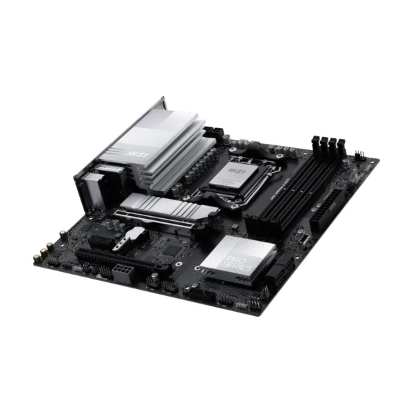 MSI PRO B850M-A WIFI AM5 Micro-ATX Motherboard, Wi-Fi 7, 5G LAN, Dual M.2