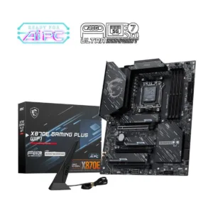MSI X870E GAMING PLUS WIFI AM5 ATX Motherboard, DDR5, M.2, Wi-Fi 7, 5G LAN