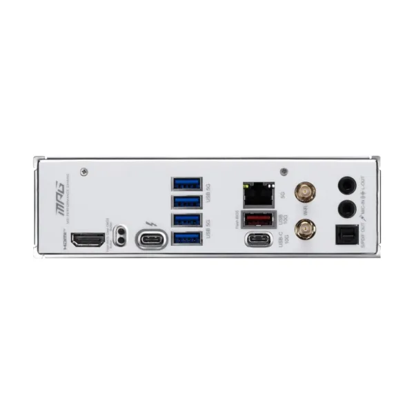 MSI MPG B860I EDGE TI WIFI LGA 1851 Mini-ITX Motherboard, White, DDR5, M.2 Gen5, Wi-Fi 7