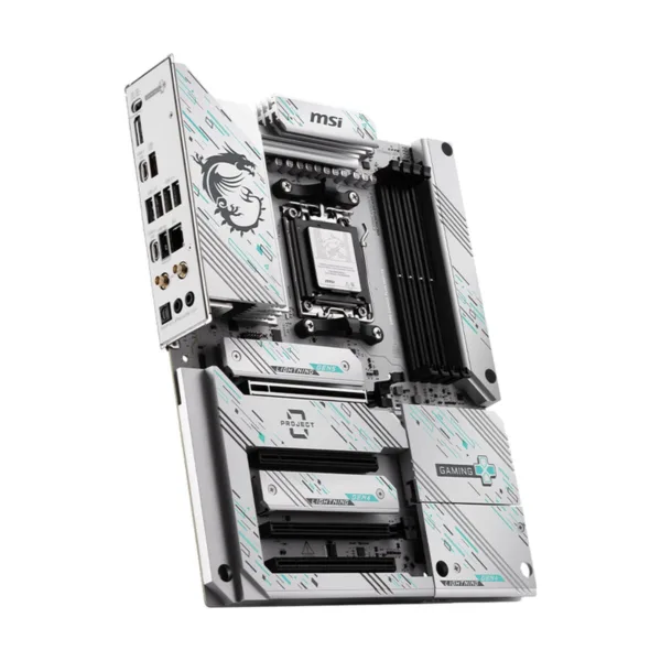 MSI B850 GAMING PLUS WIFI PZ AM5 ATX Back-Connect Motherboard, DDR5, PCIe 5.0, Wi-Fi 7, 5Gb LAN