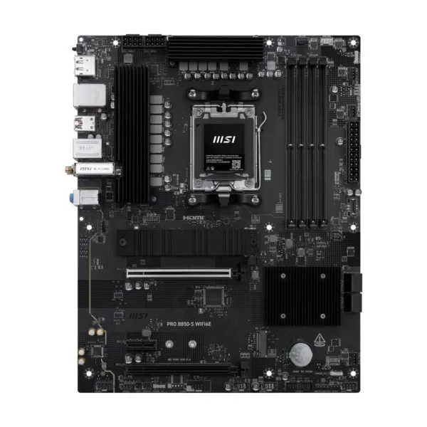 13-144-727-01.jpg MSI PRO B850-S WIFI6E AM5 ATX Motherboard, DDR5, M.2 Gen5, Wi-Fi 6E, 2.5G LAN