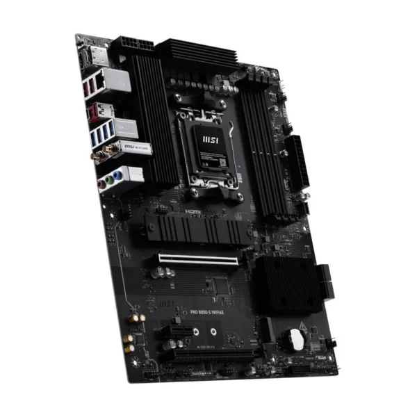 13-144-727-04.jpg MSI PRO B850-S WIFI6E AM5 ATX Motherboard, DDR5, M.2 Gen5, Wi-Fi 6E, 2.5G LAN