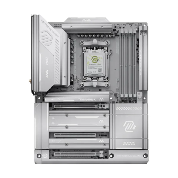 MSI MAG X870E TOMAHAWK MAX WIFI PZ AM5 ATX Back-Connect Motherboard, DDR5, M.2, Wi-Fi 7, 5G LAN