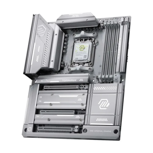 MSI MAG X870E TOMAHAWK MAX WIFI PZ AM5 ATX Back-Connect Motherboard, DDR5, M.2, Wi-Fi 7, 5G LAN