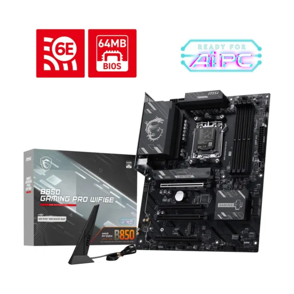 MSI B850 GAMING PRO WIFI6E AM5