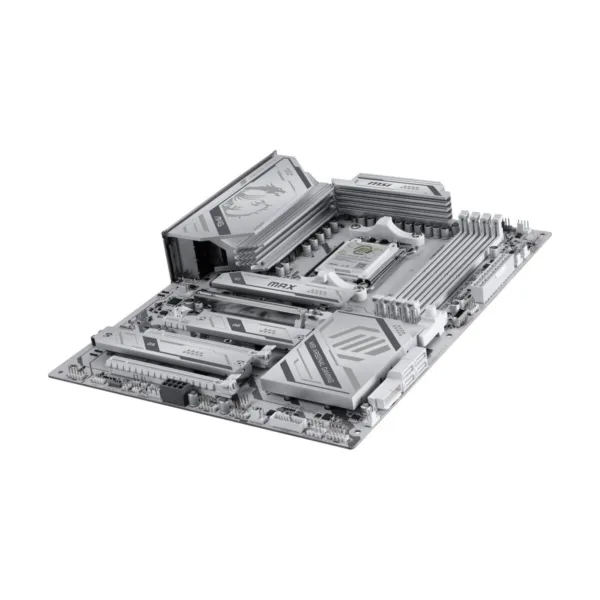 MSI MAG X870E GAMING PLUS MAX WIFI AM5 ATX Motherboard, DDR5, PCIe 5.0, M.2 Gen5, Wi-Fi 7, 5G LAN