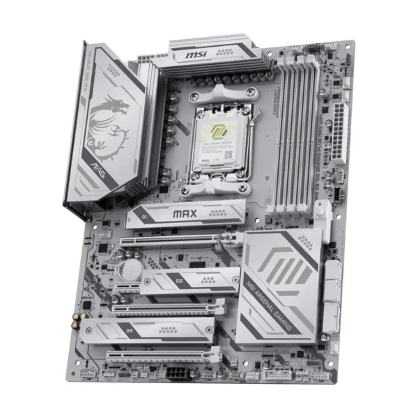 MSI MAG X870E GAMING PLUS MAX WIFI AM5 ATX Motherboard, DDR5, PCIe 5.0, M.2 Gen5, Wi-Fi 7, 5G LAN