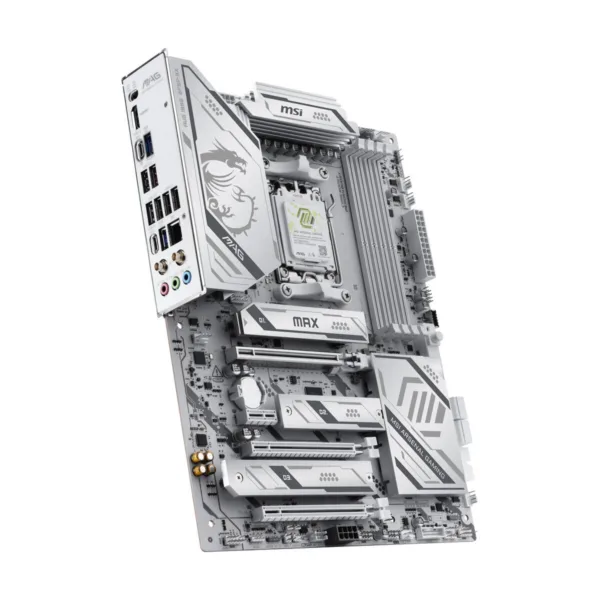 MSI MAG X870E GAMING PLUS MAX WIFI AM5 ATX Motherboard, DDR5, PCIe 5.0, M.2 Gen5, Wi-Fi 7, 5G LAN