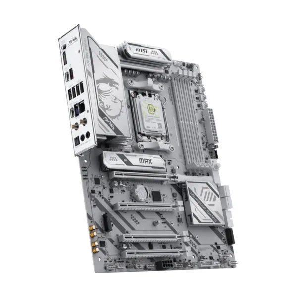 MSI MAG B850 GAMING PLUS MAX WIFI AM5 ATX Motherboard, DDR5, PCIe 5.0, M.2 Gen5, Wi-Fi 7, 5G LAN