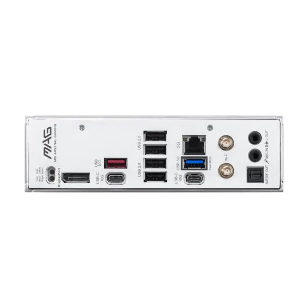MSI MAG B850 GAMING PLUS MAX WIFI AM5 ATX Motherboard, DDR5, PCIe 5.0, M.2 Gen5, Wi-Fi 7, 5G LAN