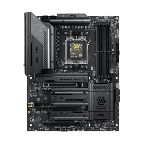 MSI MAG B850 TOMAHAWK MAX WIFI II AM5 ATX Motherboard, DDR5, PCIe 5.0, M.2 Gen5, Wi-Fi 7
