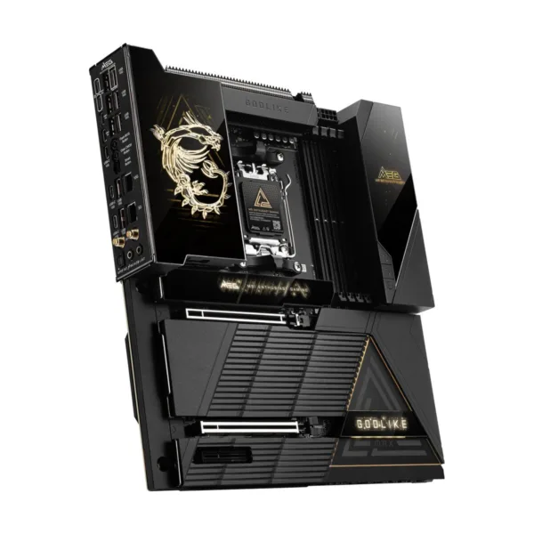 MSI MEG X870E GODLIKE MAX AM5 E-ATX Motherboard, M.2 & PCIe 5.0, USB4, Wi-Fi 7, 10G + 5G LAN