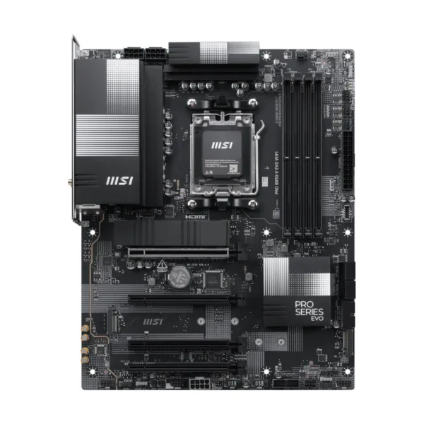 13-144-751-01.jpg MSI PRO B850-V EVO WIFI AM5 AMD B850 SATA 6Gb/s 5G Network Wi-Fi6E DDR5 Motherboard