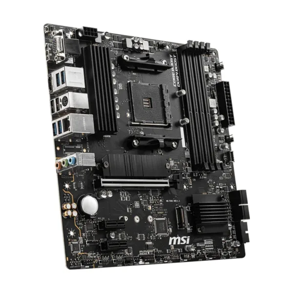 MSI B550M PRO-VDH AM4 Micro-ATX Motherboard, PCIe 4.0, Dual M.2, 2.5G LAN