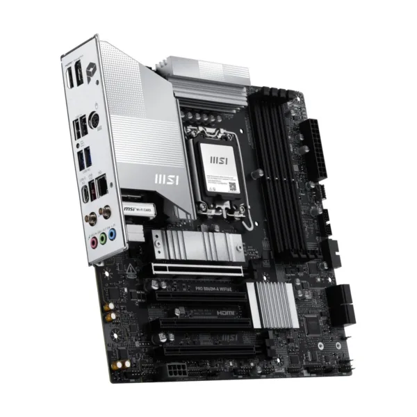 13-144-770-05.jpg MSI PRO B860M-A WIFI6E LGA 1851 Micro-ATX Motherboard, DDR5, M.2 Gen5, Wi-Fi 6E, 5G LAN