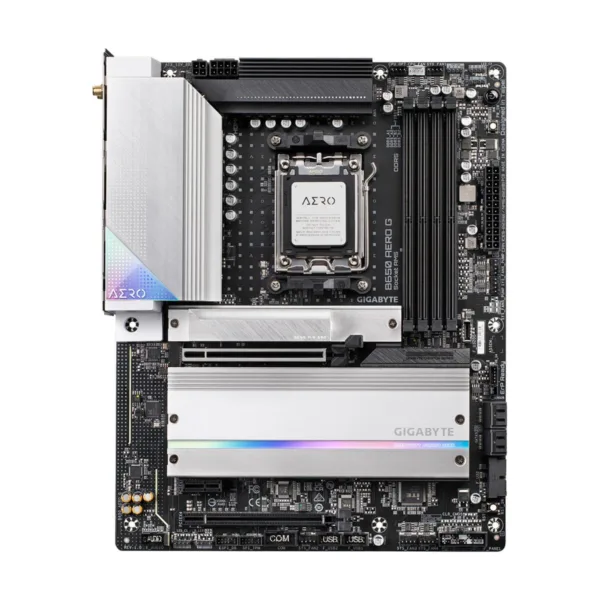 GIGABYTE B650 AERO G AM5 ATX Motherboard, DDR5, PCIe 5.0 M.2, Wi-Fi 6E, 2.5GbE
