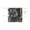 GIGABYTE B760M C LGA 1700 Micro-ATX Motherboard, DDR5, PCIe 4.0, M.2, Wi-Fi