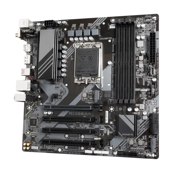 GIGABYTE B760M C LGA 1700 Micro-ATX Motherboard, DDR5, PCIe 4.0, M.2, Wi-Fi