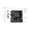 GIGABYTE B650M D3HP AX AM5 Micro-ATX Motherboard, DDR5, 2x M.2, Wi-Fi 6E, 2.5GbE
