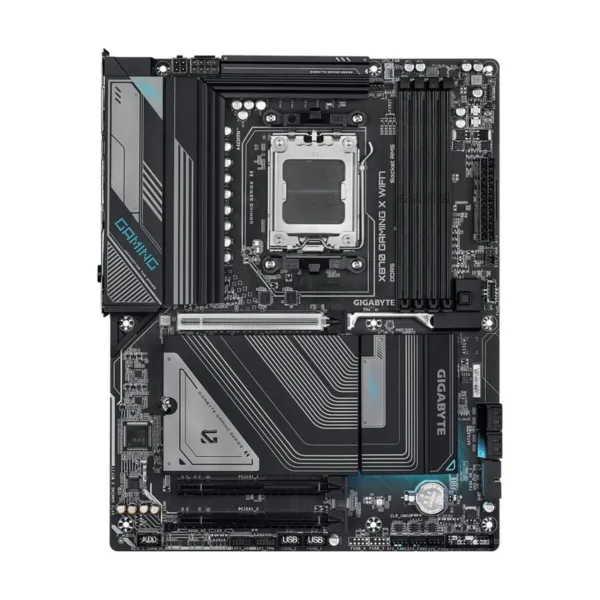 GIGABYTE X870 GAMING X WIFI7 AM5 ATX Motherboard, DDR5, 4x M.2, PCIe 5.0, USB4, Wi-Fi 7
