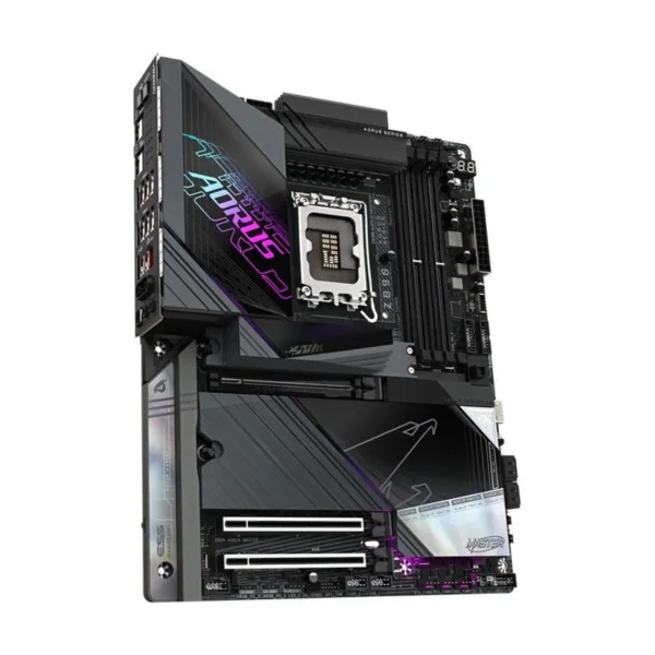 GIGABYTE Z890 AORUS MASTER LGA 1851 ATX Motherboard, DDR5, 5x M.2, Thunderbolt 4, Wi-Fi 7, 10GbE