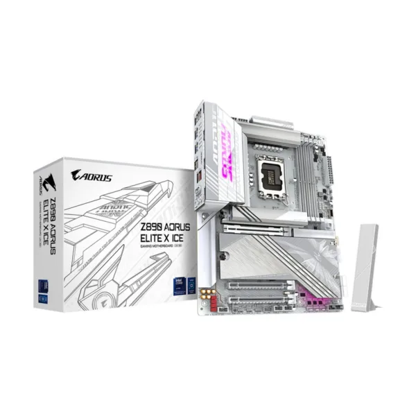 13-145-525-05.jpg GIGABYTE Z890 AORUS ELITE X ICE LGA 1851 ATX Motherboard, DDR5, 5x M.2, Thunderbolt 4, Wi-Fi 7