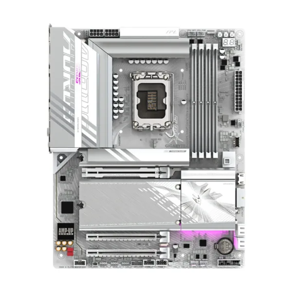 GIGABYTE Z890 AORUS ELITE WIFI7 ICE LGA 1851 ATX Motherboard, DDR5, 4x M.2, Thunderbolt 4, Wi-Fi 7