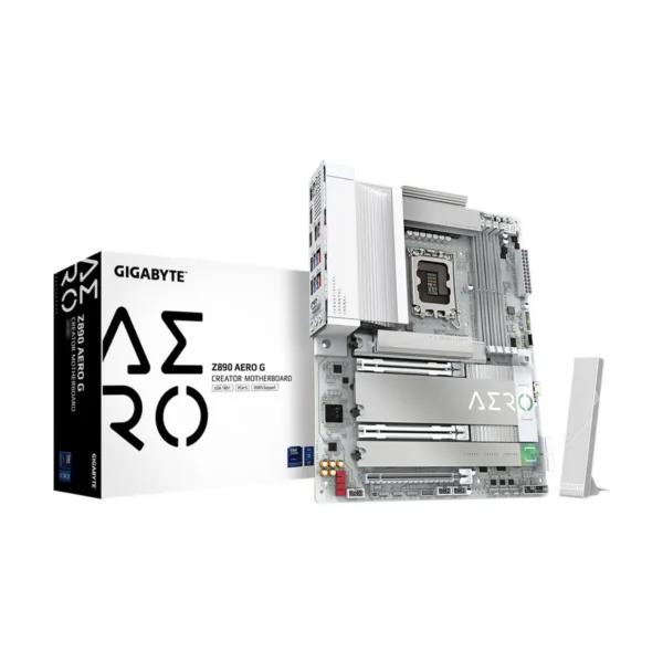 13-145-528-05.jpg GIGABYTE Z890 AERO G LGA 1851 ATX Motherboard, DDR5, 5x M.2, Thunderbolt 4, Wi-Fi 7, Dual 2.5GbE