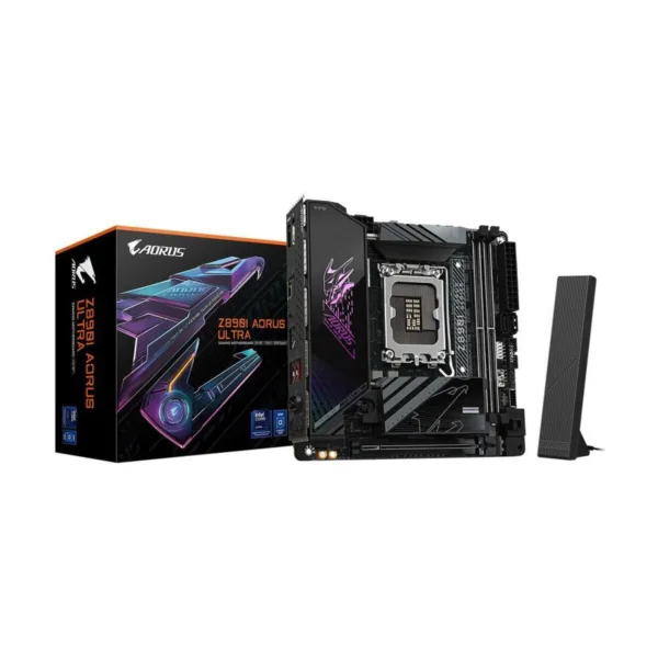 13-145-534-05.jpg GIGABYTE Z890I AORUS ULTRA LGA 1851 Mini-ITX Motherboard, DDR5, 2x M.2, Thunderbolt 4, Wi-Fi 7