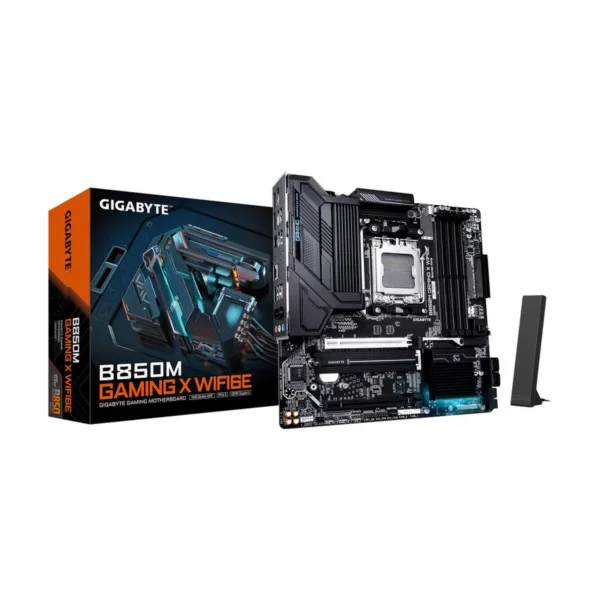 GIGABYTE B850M GAMING X WIFI6E AM5 Micro-ATX Motherboard, DDR5, 2x M.2, PCIe 5.0, 2.5GbE