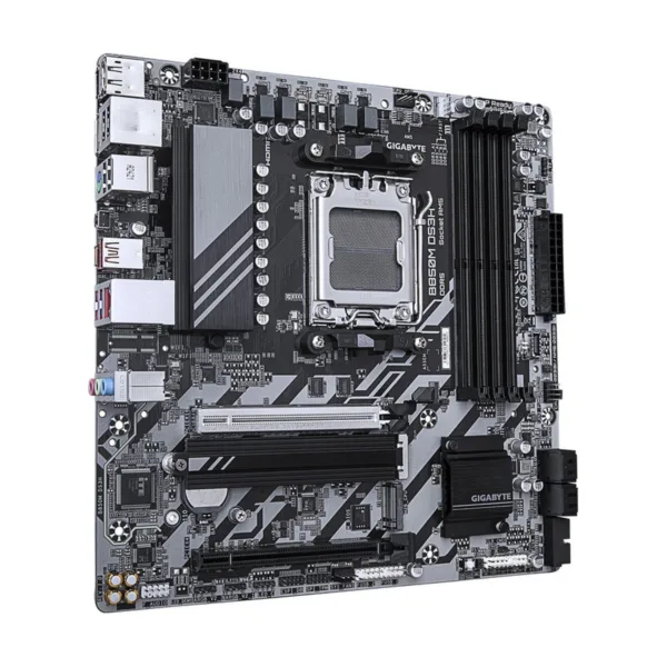 GIGABYTE B850M DS3H AM5 Micro-ATX Motherboard, DDR5, 2x M.2, PCIe 5.0, 2.5GbE