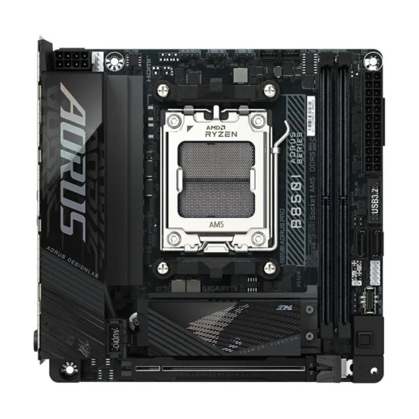 GIGABYTE B850I AORUS PRO AM5 Mini-ITX Motherboard, DDR5, 2x M.2, PCIe 5.0, Wi-Fi 7