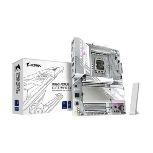 GIGABYTE B860 AORUS ELITE WIFI7 ICE LGA 1851 ATX Motherboard, DDR5, 3x M.2, PCIe 5.0, Wi-Fi 7