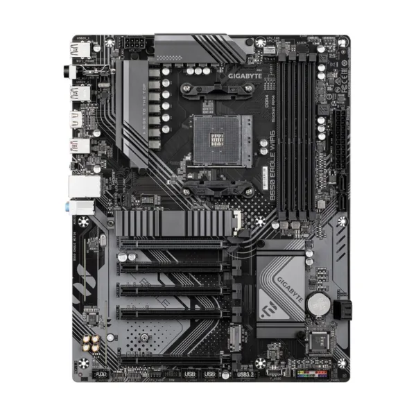 GIGABYTE B550 EAGLE WIFI6 AM4 ATX Motherboard, DDR4, 2x M.2, PCIe 4.0, Wi-Fi 6