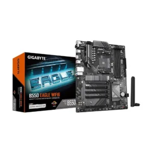 GIGABYTE B550 EAGLE WIFI6 AM4 ATX Motherboard, DDR4, 2x M.2, PCIe 4.0, Wi-Fi 6