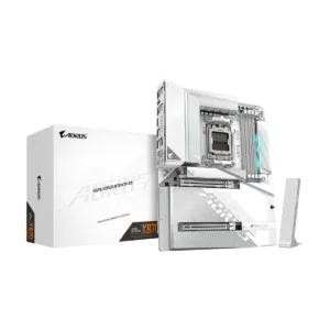 GIGABYTE X870 AORUS STEALTH ICE AM5 ATX Motherboard, DDR5, 4x M.2, PCIe 5.0, 2x USB4, Wi-Fi 7