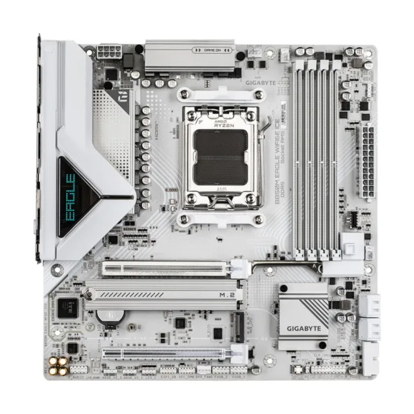 13-145-583-02.jpg GIGABYTE B850M EAGLE WIFI6E ICE AM5 Micro-ATX Motherboard, DDR5, 2x M.2, PCIe 5.0, 2.5GbE