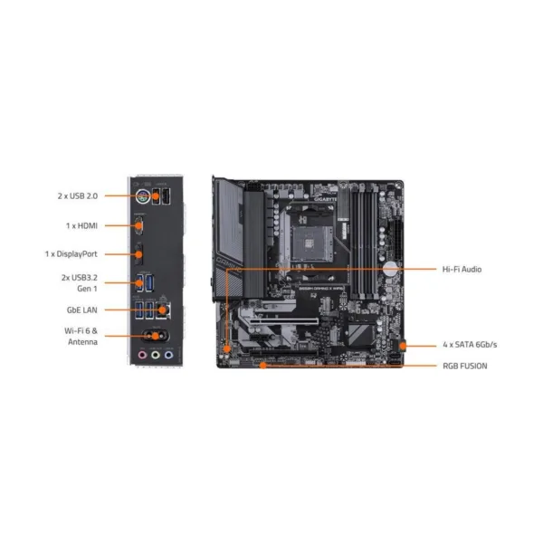 GIGABYTE B550M GAMING X WIFI6 AM4