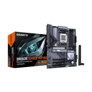 GIGABYTE B650E EAGLE WIFI6E AM5 Motherboard, DDR5, 3x M.2, PCIe 5.0, Wi-Fi 6E