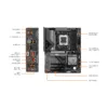 GIGABYTE B650E EAGLE WIFI6E AM5 Motherboard, DDR5, 3x M.2, PCIe 5.0, Wi-Fi 6E