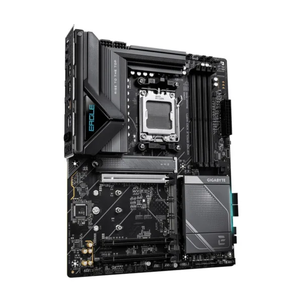 GIGABYTE X870E EAGLE X3D WIFI7 AM5 ATX Motherboard, DDR5, 4x M.2, PCIe 5.0, USB4, 5GbE