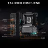 13-145-616-04.jpg GIGABYTE Z890 EAGLE WIFI7 PLUS LGA 1851 ATX Motherboard, DDR5, 4x M.2, PCIe 5.0, USB4, Wi-Fi 7
